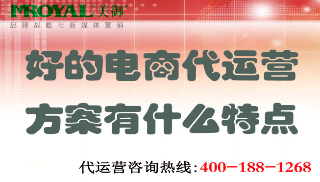 好的電商代運營方案有什么特點_電商店鋪網(wǎng)店代托管