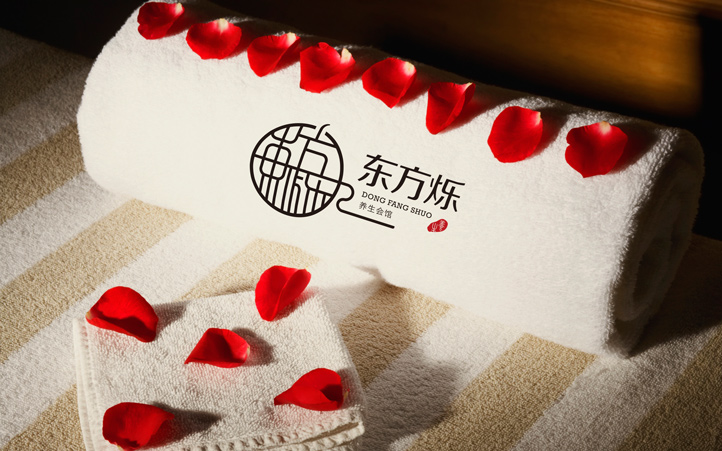 東方朔養(yǎng)生館品牌logo設(shè)計(jì)