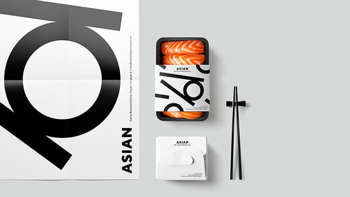 黑白餐飲品牌設(shè)計