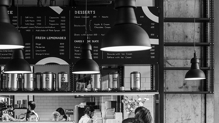 黑白餐飲品牌設(shè)計