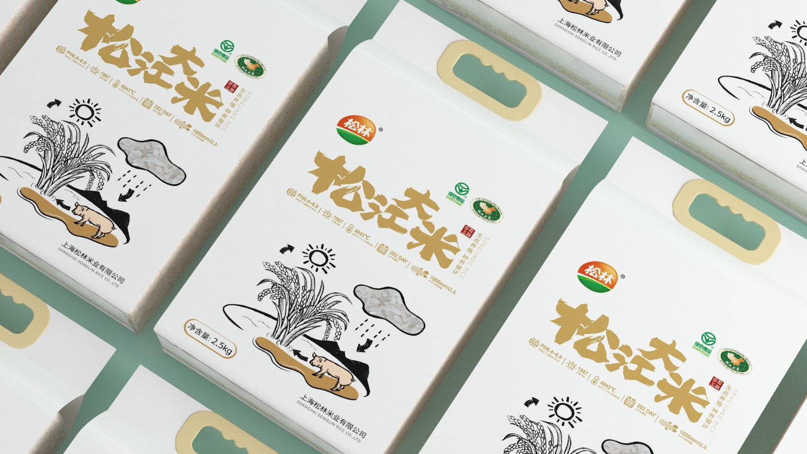 美御大米品牌策設(shè)計(jì)案例